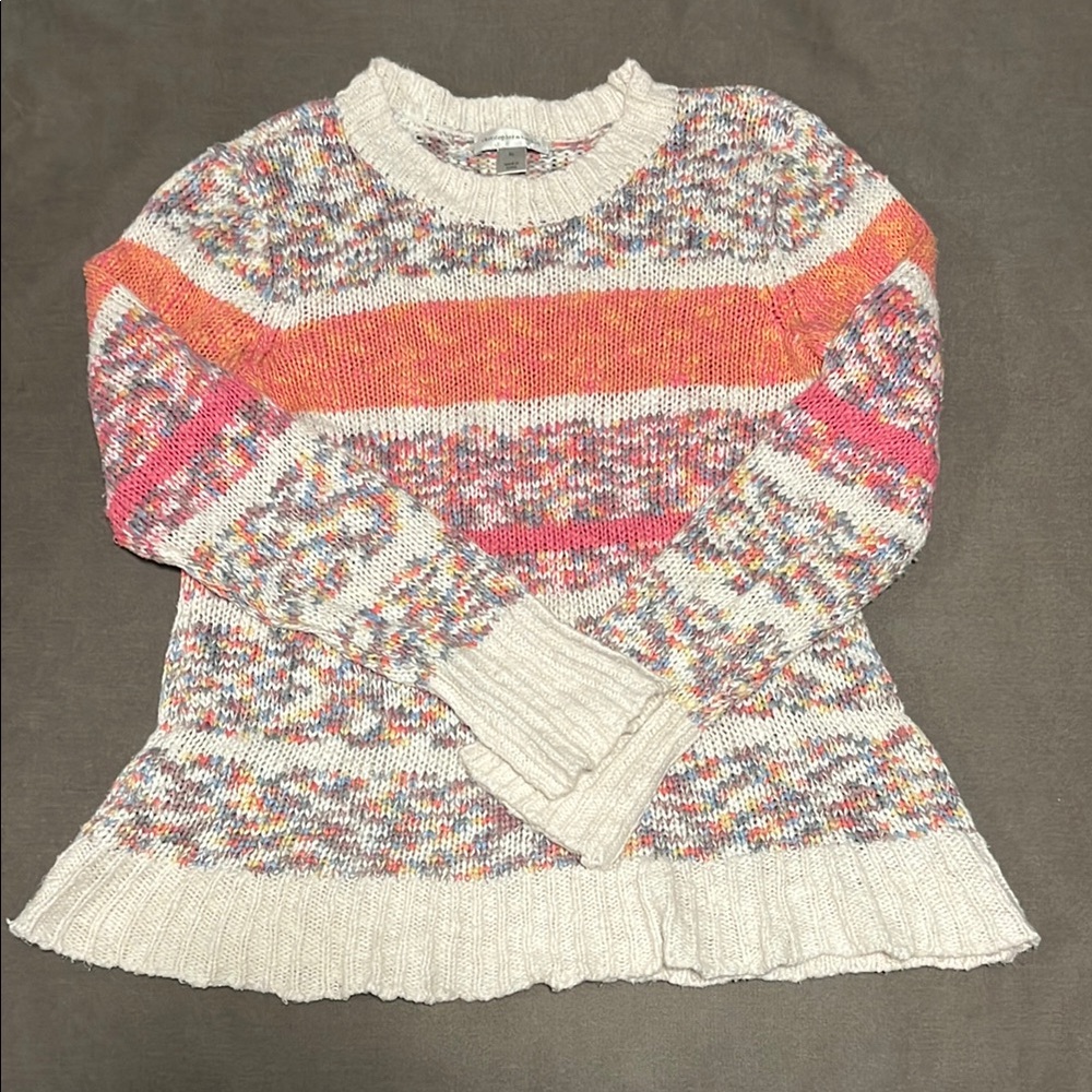 Christopher & Banks Multicolor Knit Women's Sweater. XL